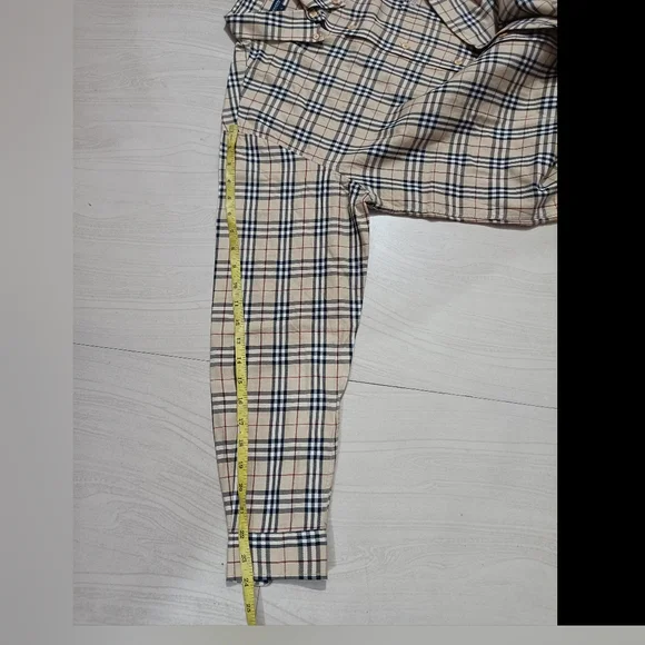 Authentic Burberrys Nova Check Shirt Large made in England - Picture 14 of 14